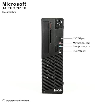 ThinkCentre M72e/ i3・8GB・SSD110GB/Wifi付 Amazon.com: Lenovo ThinkCentre M72E Tiny Business High